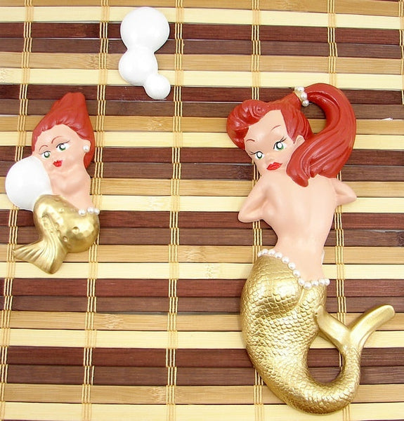 Gold Redhead Mermaid Cats Like Us