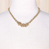 Cats Like Us Golden Chain Knot Necklace