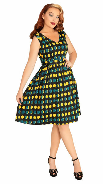 Golden Moon Amy Swing Dress Cats Like Us