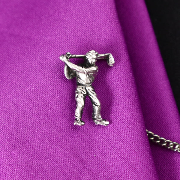 Golfer Vintage Tie Tack Cats Like Us