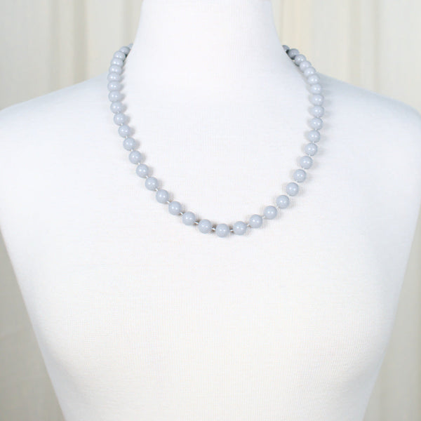 Gray Bead Necklace Cats Like Us