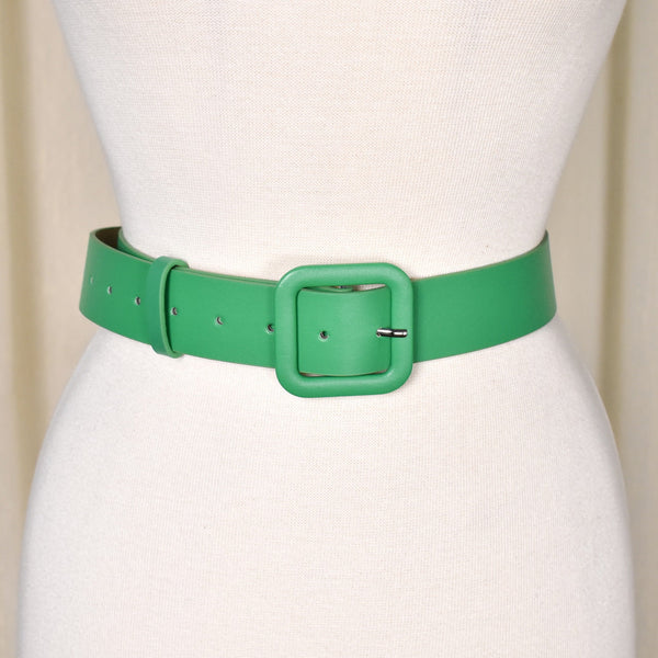 Green Classic Belt Cats Like Us