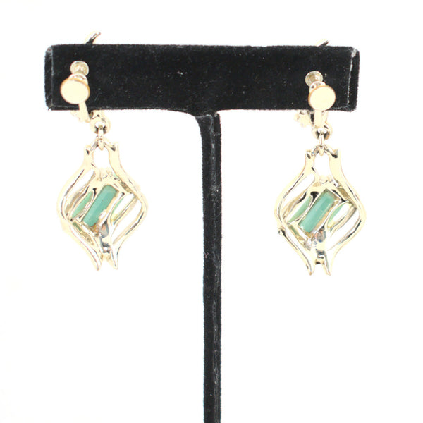 Green & Gold Necklace Set Cats Like Us