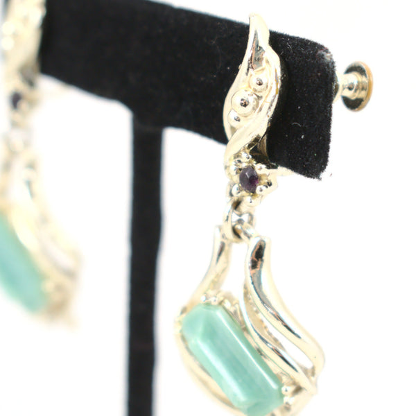 Green & Gold Necklace Set Cats Like Us