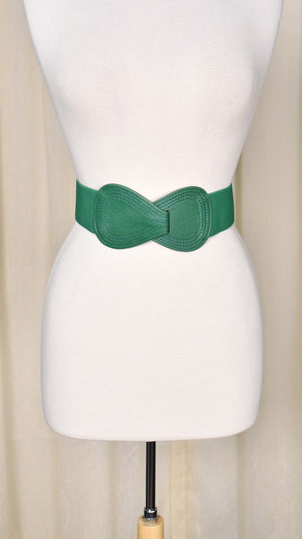 Green Hourglass Cinch Belt Cats Like Us
