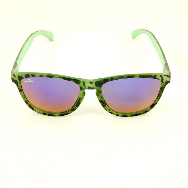 Green Psychobilly Zebra Sunnies Cats Like Us