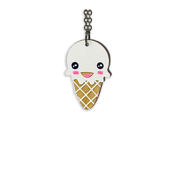 Happy Ice Cream Necklace Cats Like Us