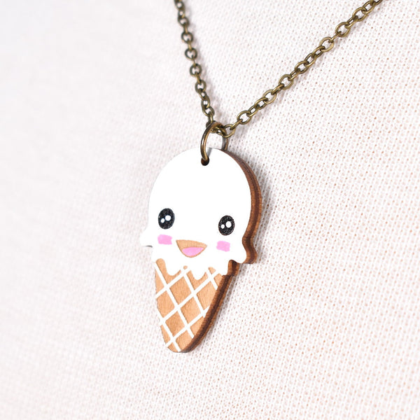 Happy Ice Cream Necklace Cats Like Us