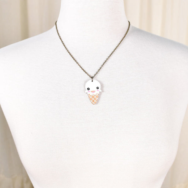 Happy Ice Cream Necklace Cats Like Us