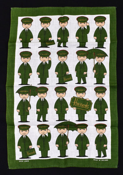 Harrods London Linen Tea Towel Cats Like Us