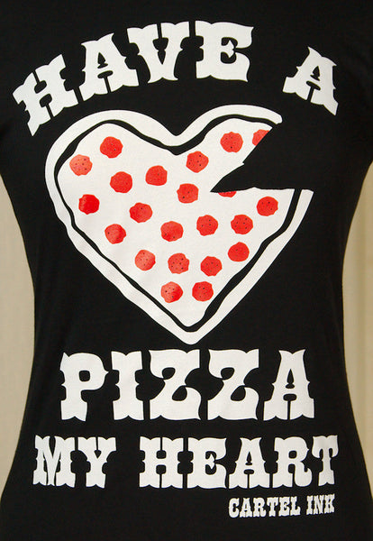 Have a Pizza My Heart T Shirt Cats Like Us