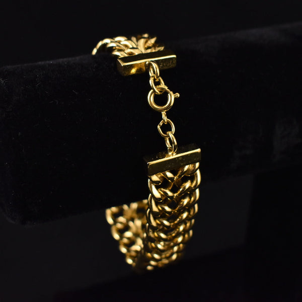 Heavy Gold Chain Bracelet Cats Like Us