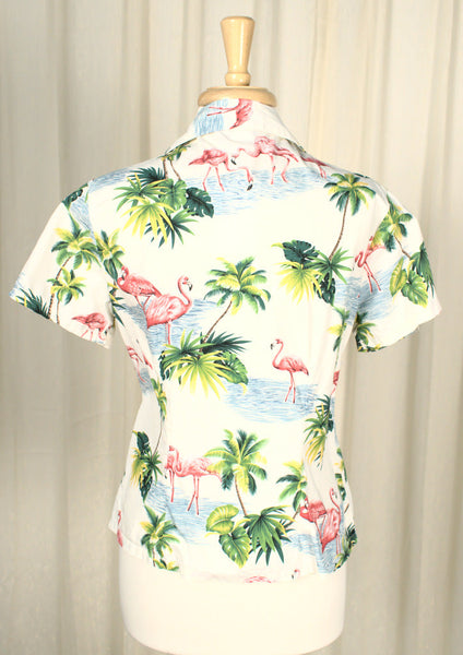 His & Hers Flamingo Shirts Cats Like Us