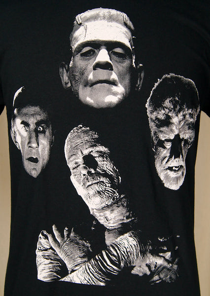 Horror Monsters Band T Shirt Cats Like Us