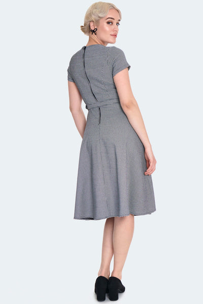 Houndstooth Swing Dress Cats Like Us