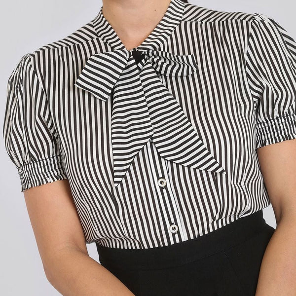 Humbug Striped Blouse Top Cats Like Us