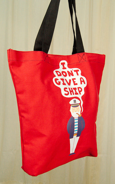 I Don't Give a Ship Totebag Cats Like Us
