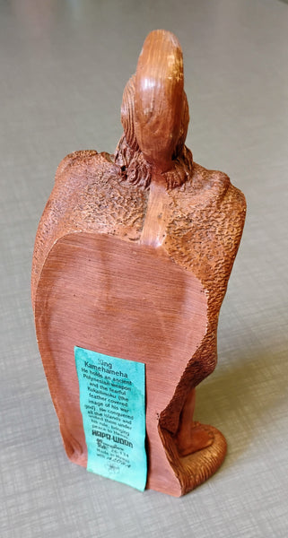 Coco Joe's 26-134 Hawaii King Kamehameha 8" Vintage Hapa Wood Statue