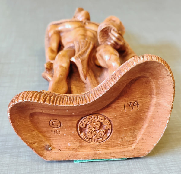 Coco Joe's 26-134 Hawaii King Kamehameha 8" Vintage Hapa Wood Statue