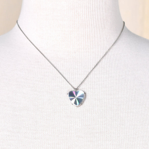 Iridescent Heart Necklace Set Cats Like Us