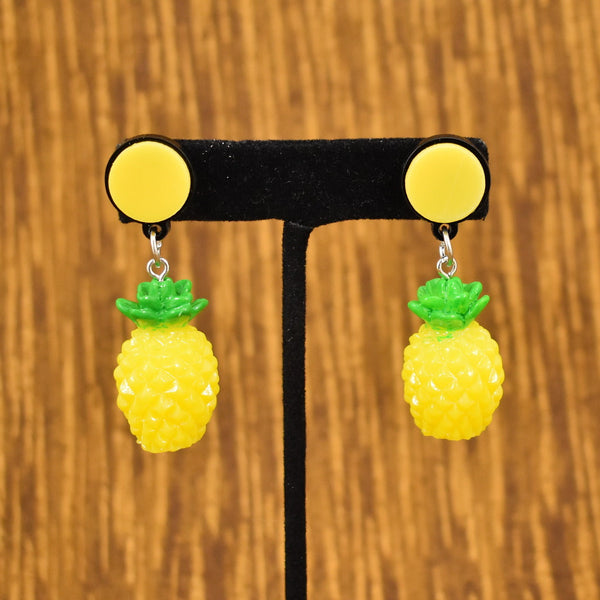 Juicy Pineapple Earrings Cats Like Us