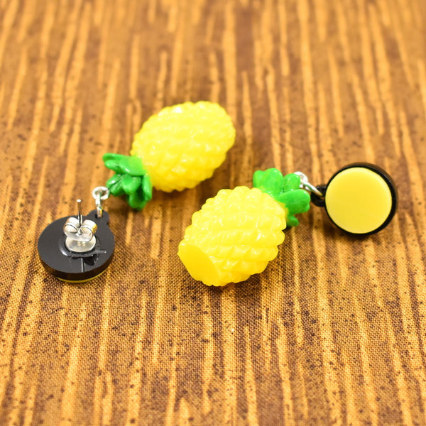 Juicy Pineapple Earrings Cats Like Us