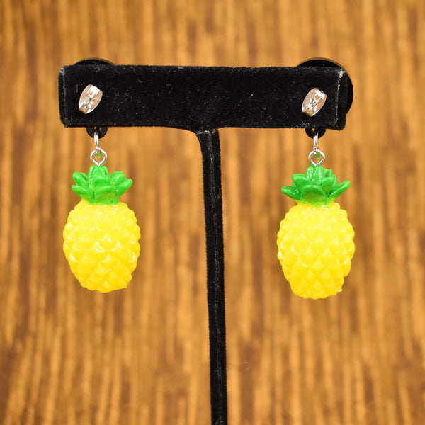 Juicy Pineapple Earrings Cats Like Us