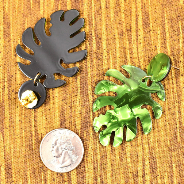 Kiko Palm Leaf Earrings Cats Like Us