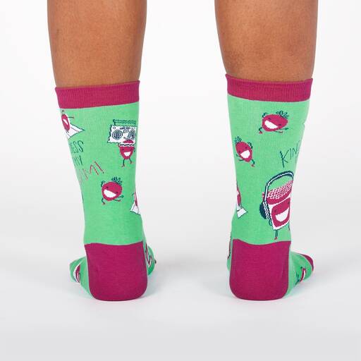 Kindness is My Jam Crew Socks Cats Like Us
