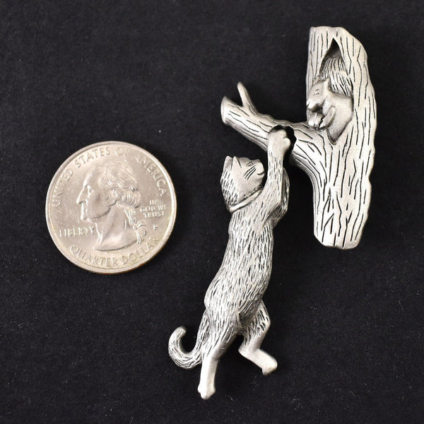Kitty & Squirrel Brooch Cats Like Us