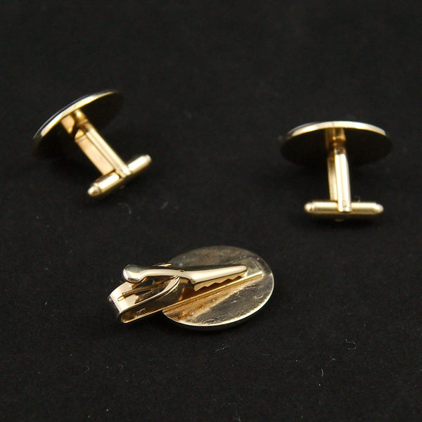 Knight Cufflinks & Tie Bar Set Cats Like Us