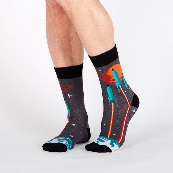Launch From Earth Crew Socks Cats Like Us