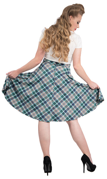Leona Plaid Thrills Skirt Cats Like Us