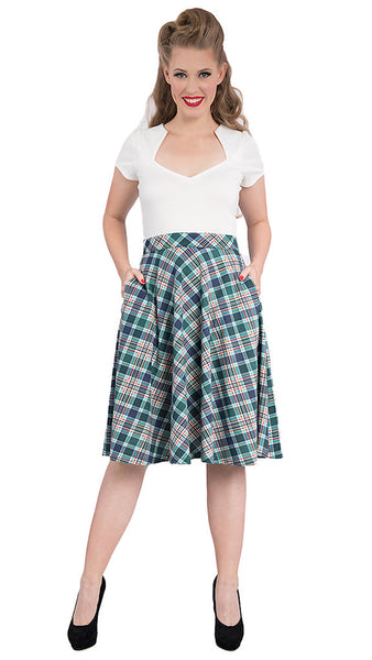 Leona Plaid Thrills Skirt Cats Like Us