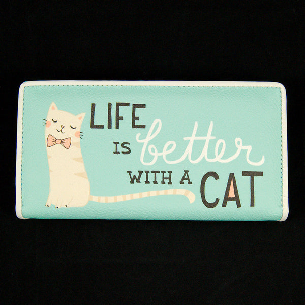 Life is Better with Cats Wallet Cats Like Us