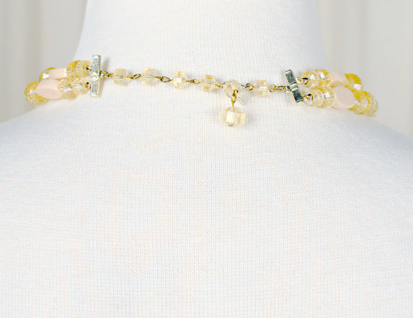 Light Peach Double Necklace Cats Like Us