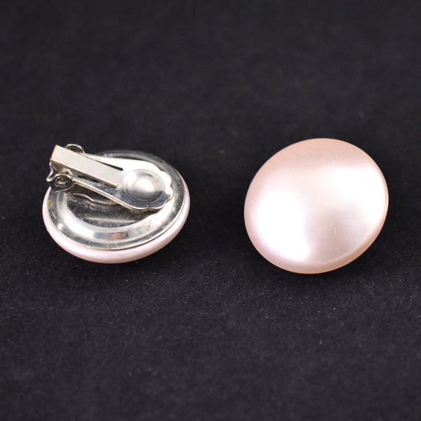 Light Rose Pearl Dot Vintage Earrings Cats Like Us