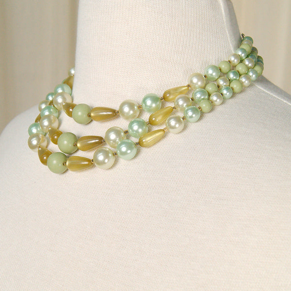 Lime Green Necklace Set Cats Like Us
