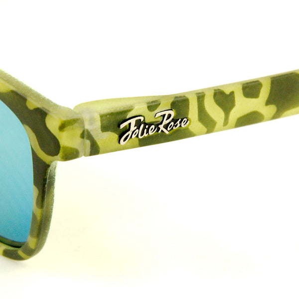 Lime Psychobilly Zebra Sunnies Cats Like Us