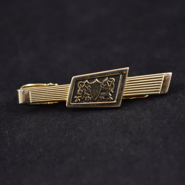 Lion Crest Vintage Tie Bar Clip Cats Like Us