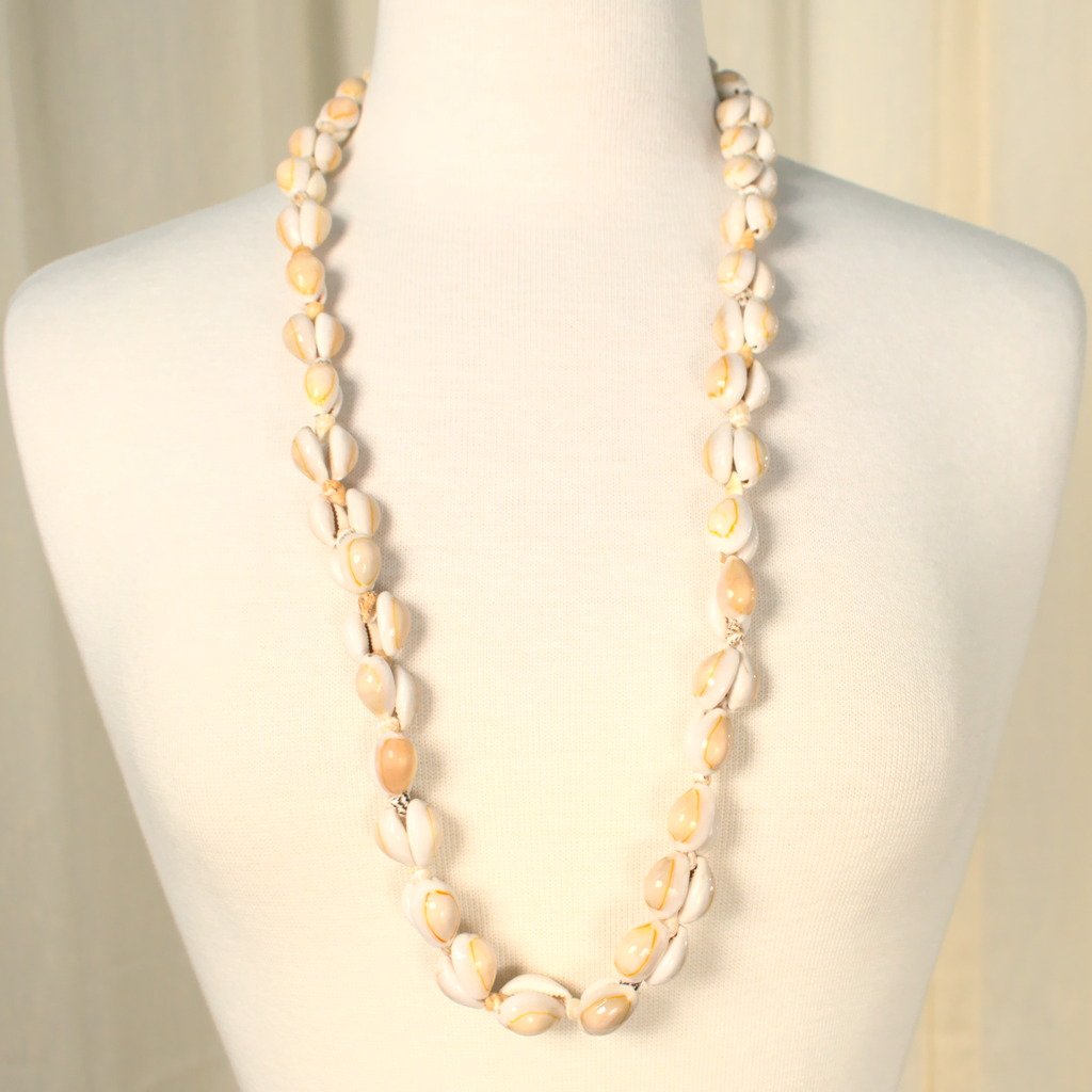 Vintage cowrie sale shell necklace