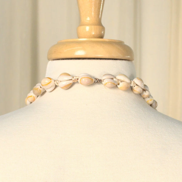 Long Cowrie Shell Necklace Cats Like Us