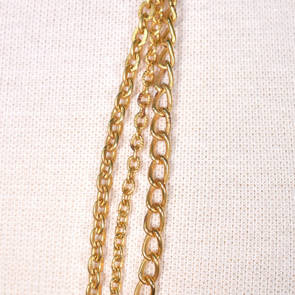 Long Gold Wheel Necklace Cats Like Us