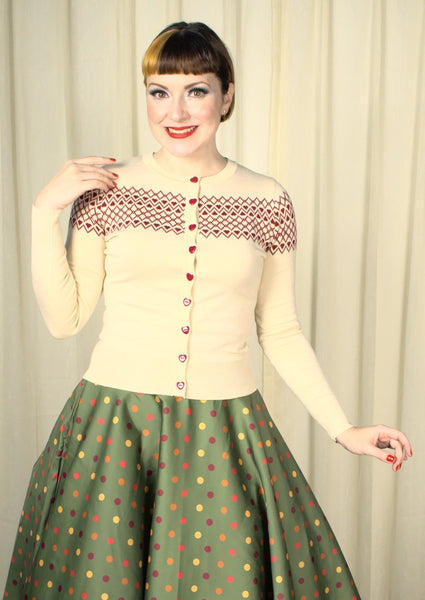 Louisa Heart Cardigan Cats Like Us