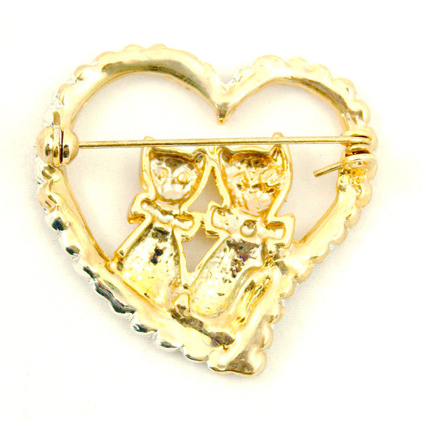 Love Cats Brooch Pin Cats Like Us