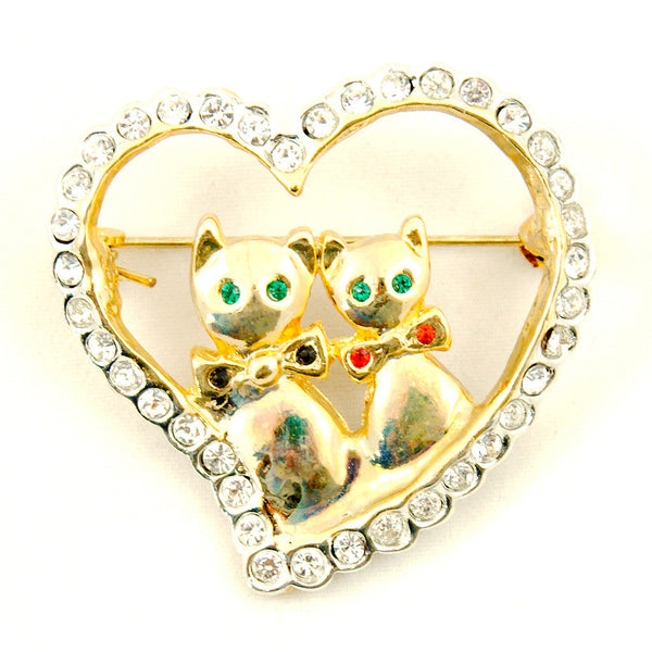 Love Cats Brooch Pin Cats Like Us