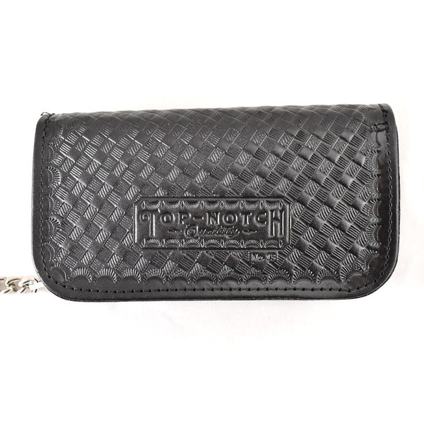 Lucky 13 Embossed Chain Wallet Cats Like Us