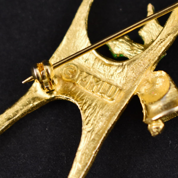 MCM Holiday Deer Vintage Brooch Cats Like Us