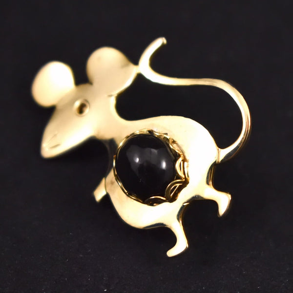 MCM Mouse Brooch Pin Cats Like Us