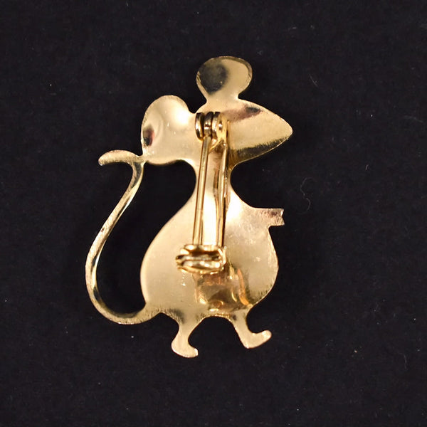 MCM Mouse Brooch Pin Cats Like Us